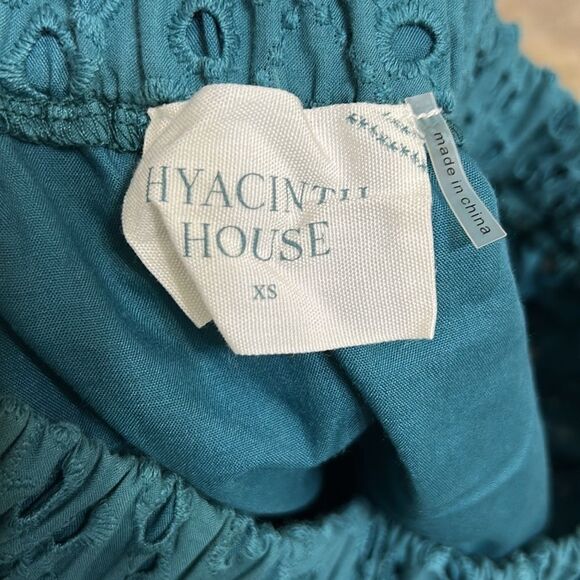 Hyacinth House Cotton Blend Eyelet Green Skirt(Size XS) - Picture 5 of 5